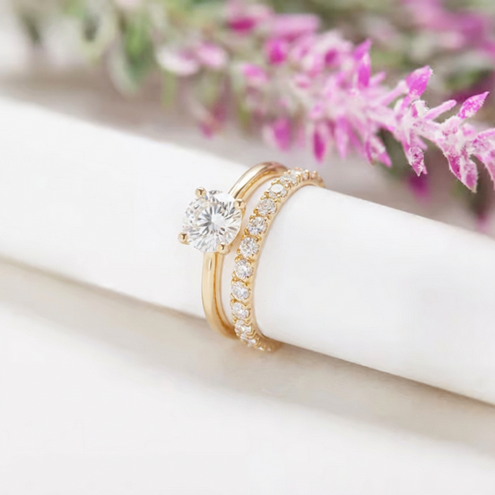 Vilma – Gold-Colored Ring Set