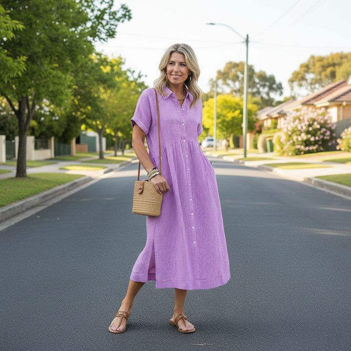 Aurelia™ – Chic Striped Dress