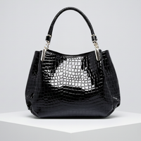 Montelisse - Crocodile Shoulder Bag