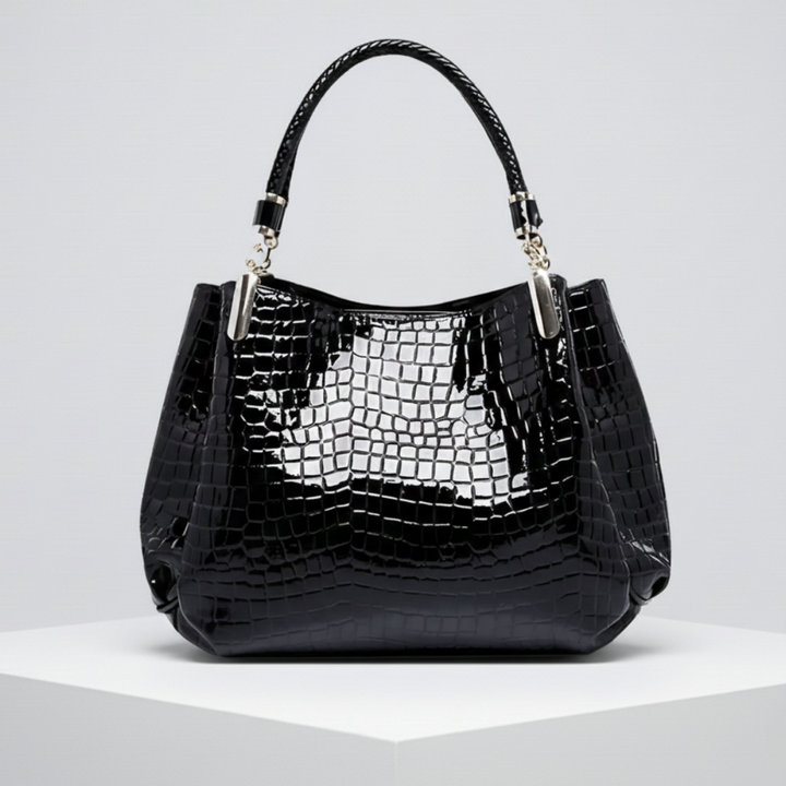 Montelisse - Crocodile Shoulder Bag