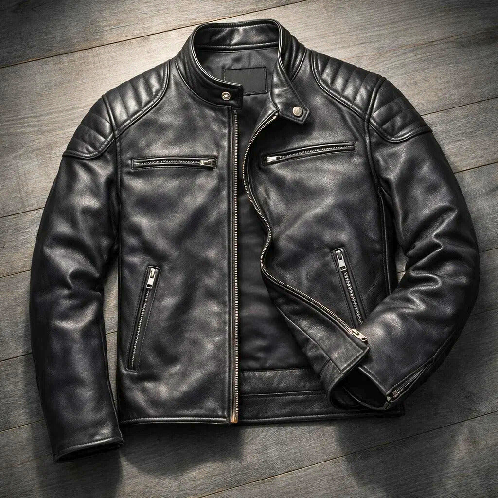 Alper - Premium Leather Moto Jacket