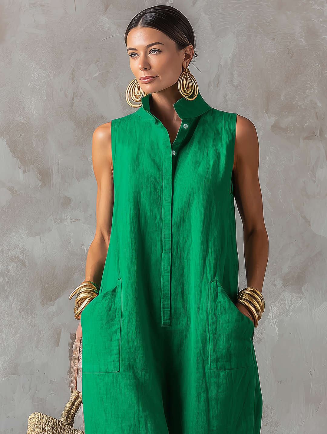 Sabrina - Minimalist Sleeveless Jumpsuit