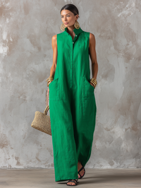 Sabrina - Minimalist Sleeveless Jumpsuit