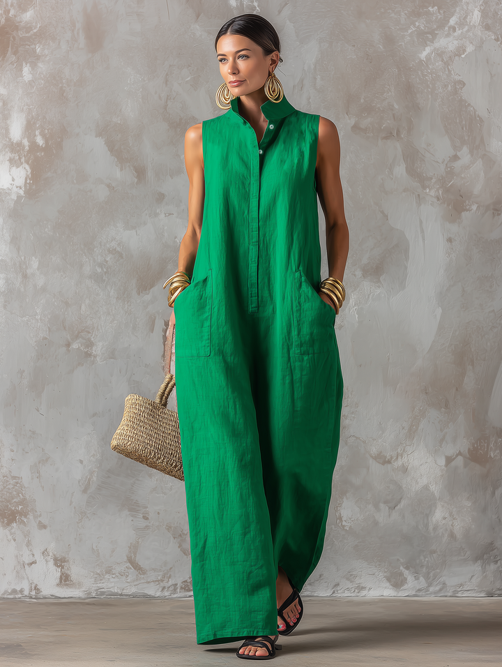 Sabrina - Minimalist Sleeveless Jumpsuit
