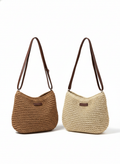 WHITE | Straw shoulder bag