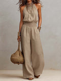 Fiora - Elegant Halter Jumpsuit