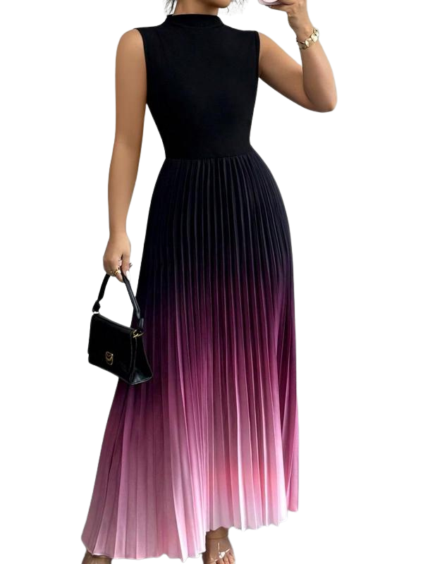 Selina™ – Elegant Ombre Sleeveless Evening Dress