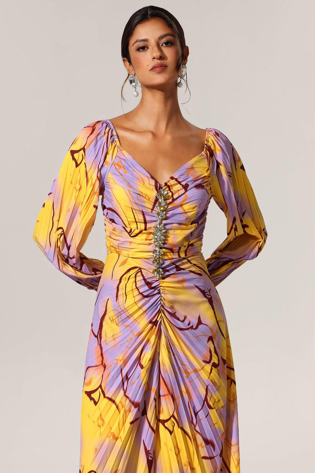 Carly | Elegant V-Neck Dress