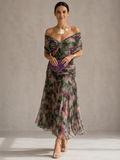 Emberly - Coral Evening Dress
