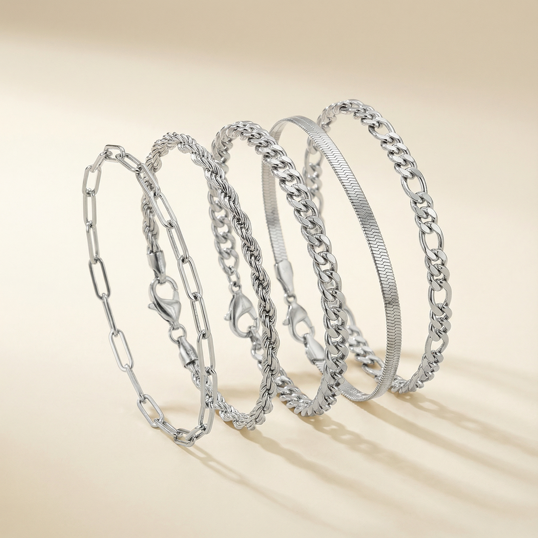 Ellen – Gold Bracelet Set