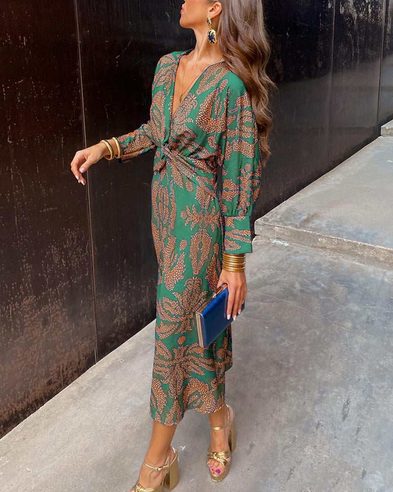 Cassia - Floral Midi Dress