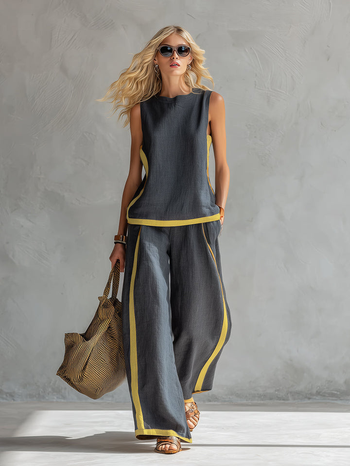 Velora | Elegant Cotton and Linen Suit