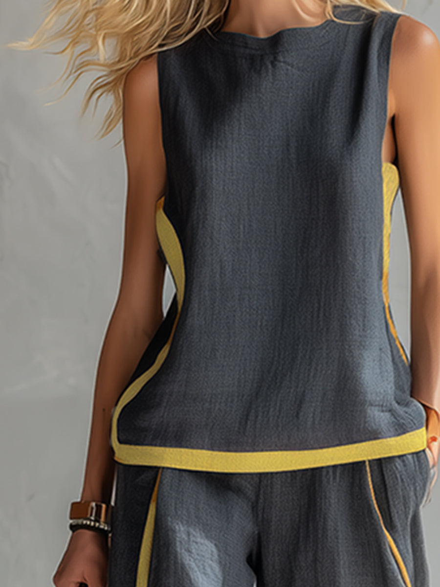 Velora | Elegant Cotton and Linen Suit