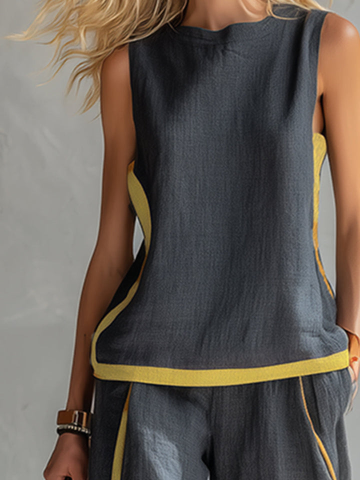 Velora | Elegant Cotton and Linen Suit