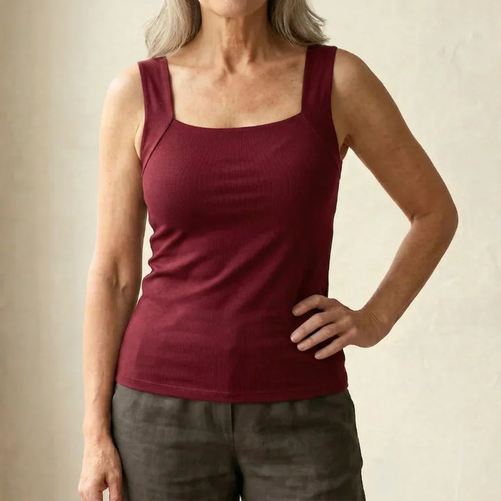 Lauren | Built-In Comfort Bra Tank Top