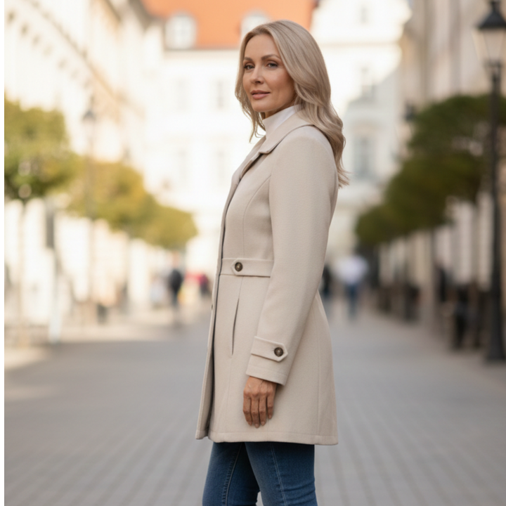 Donna™ - Half-Length Wool Coat