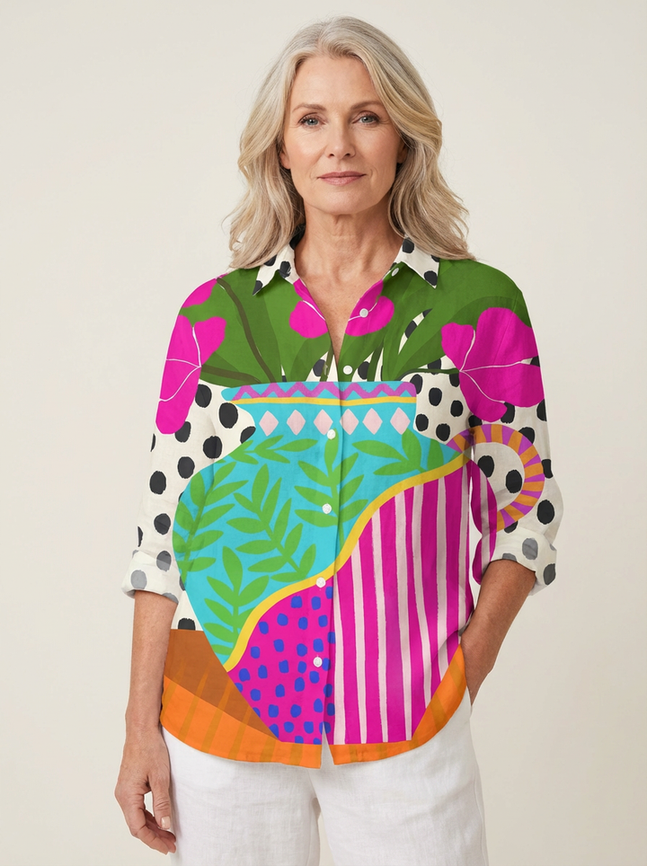 Amara | Blooming Vase Blouse