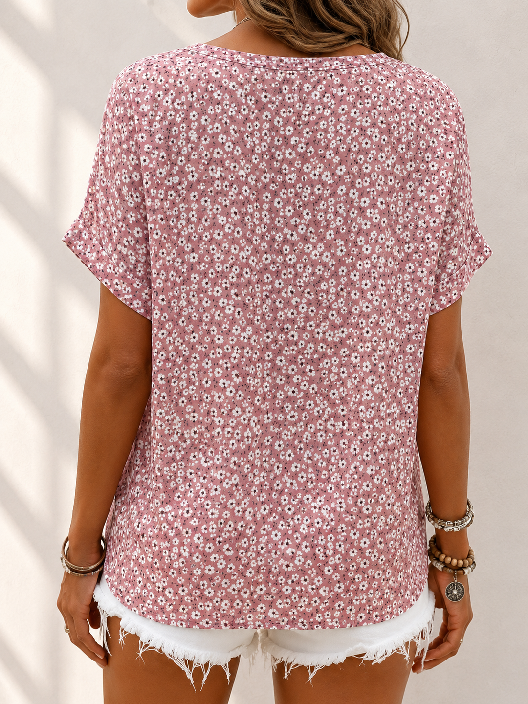 Sylvara - Elegant Floral Blouse