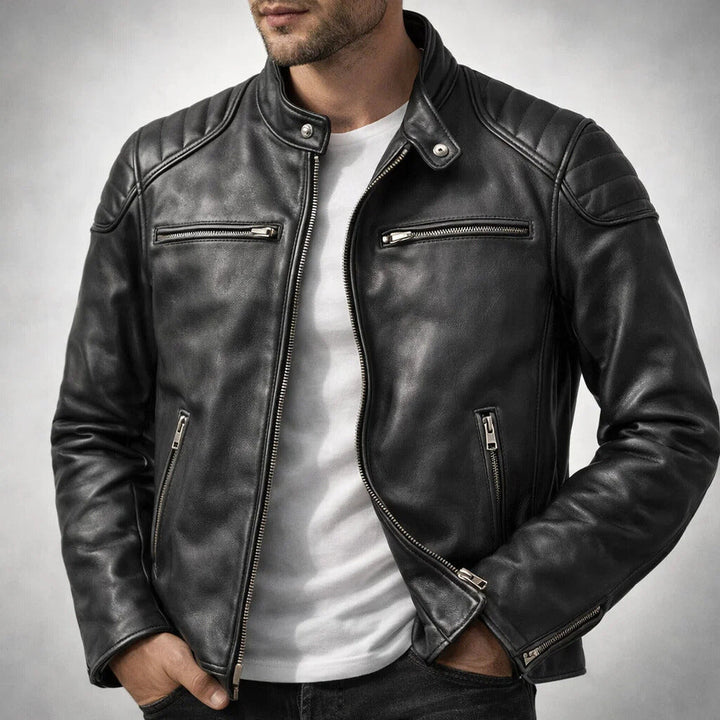 Alper - Premium Leather Moto Jacket