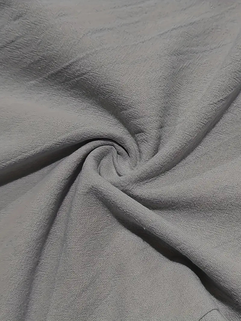 Rovello | WIDE LINEN PANTS WITH DRAWSTRING