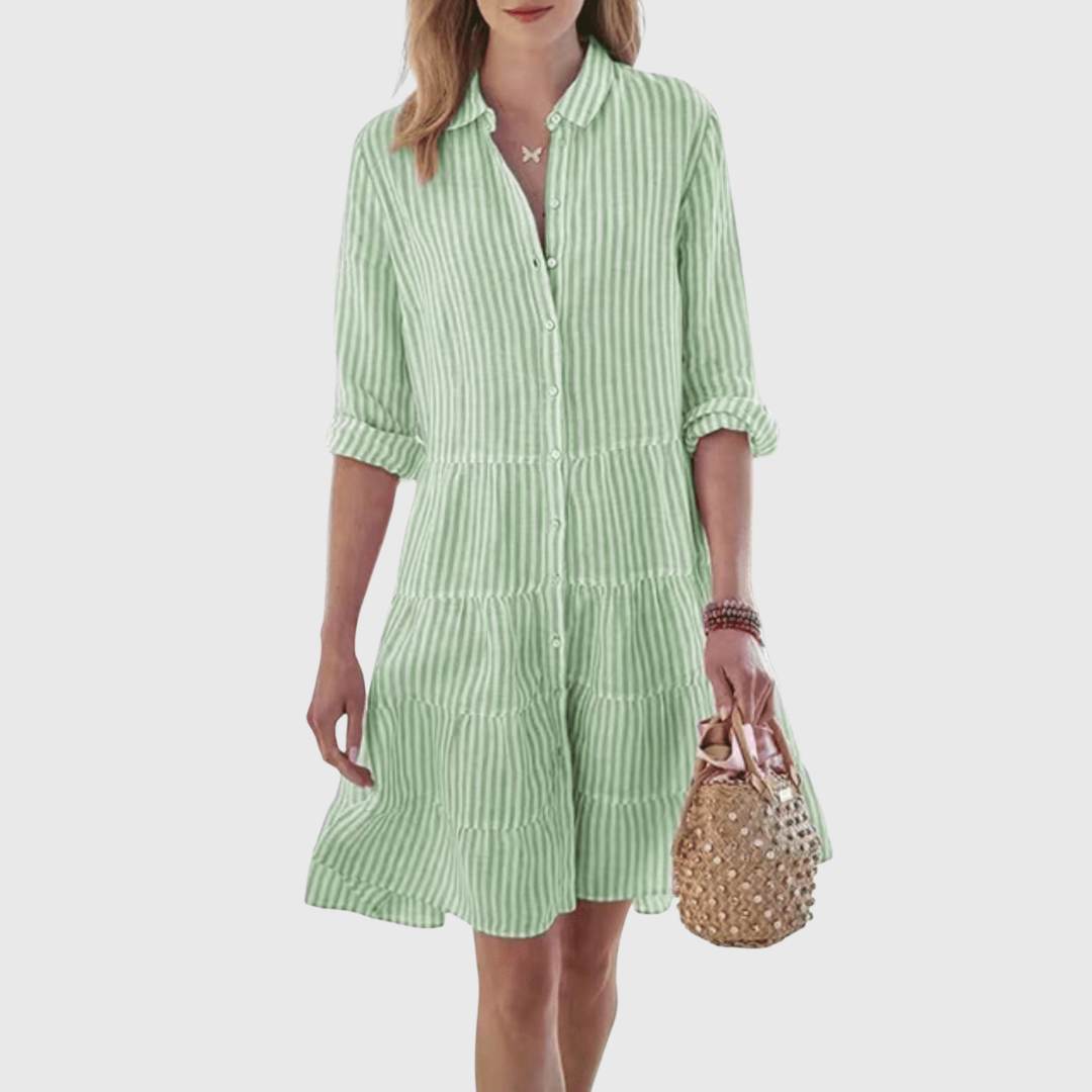 Daisy | Coastal Linear Day Dress