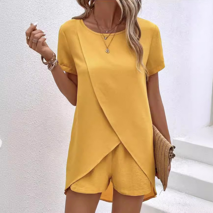 NORA™ – Elegant Summer Co-ord Lounge Set