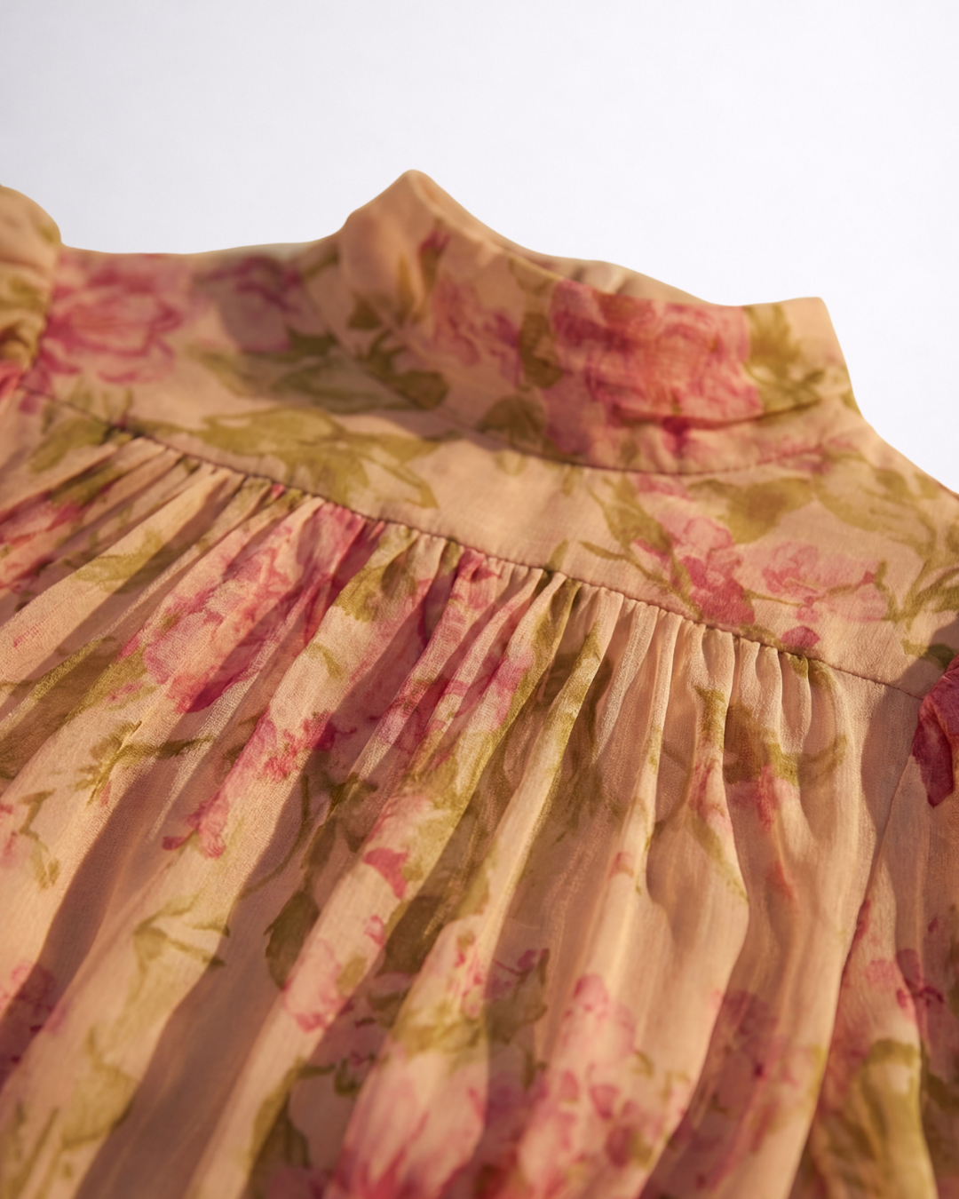 Thea - Floral Chiffon Maxi Dress