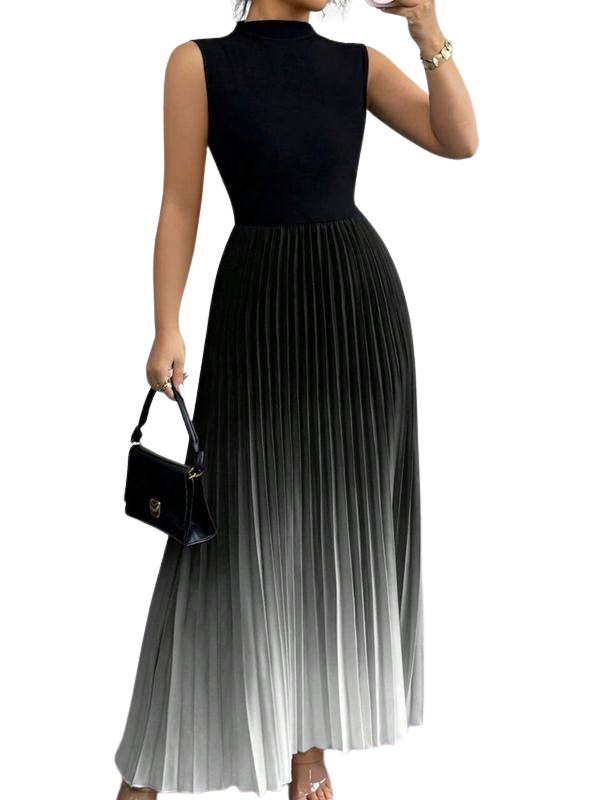 Selina™ – Elegant Ombre Sleeveless Evening Dress