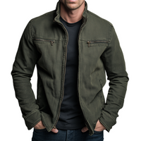 Tristan Vintage Cotton Zip Jacket