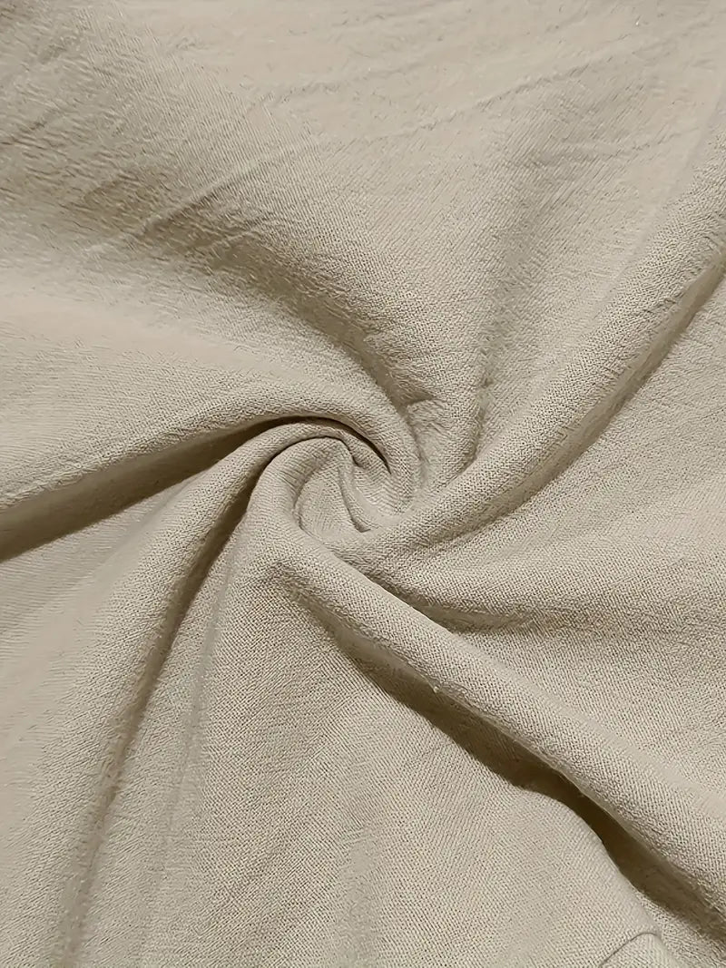 Rovello | WIDE LINEN PANTS WITH DRAWSTRING
