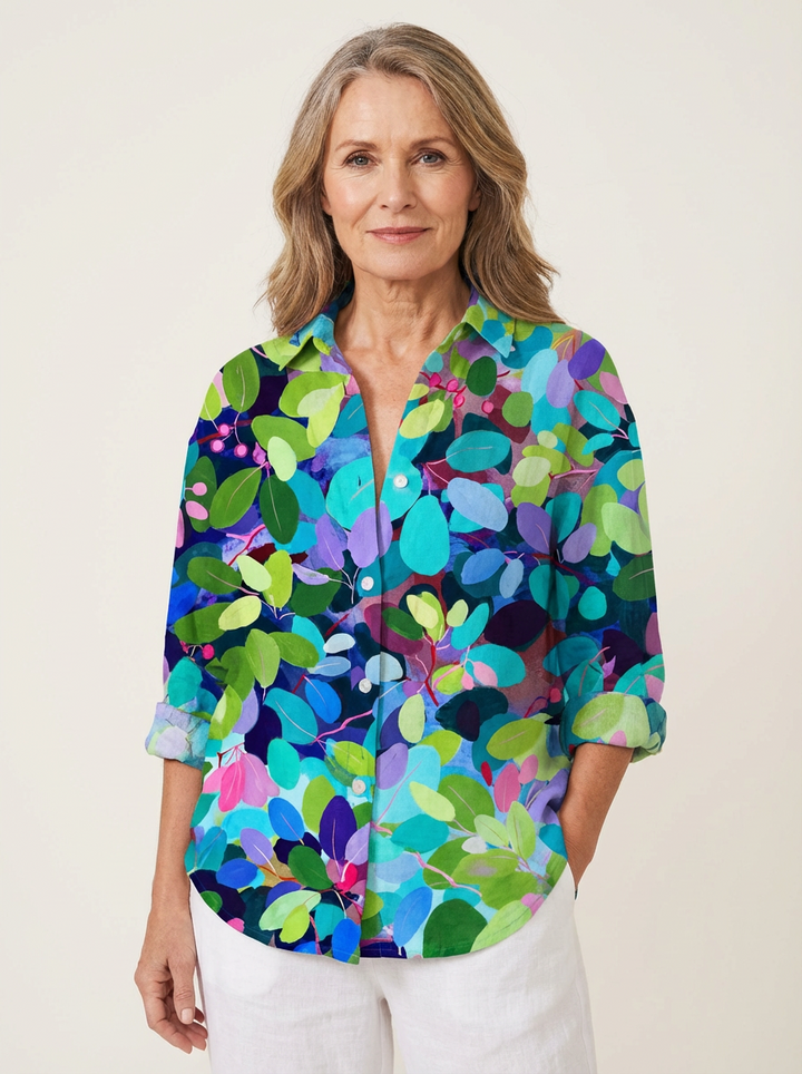 Noemi | Midnight Garden Blouse