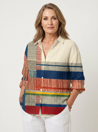 Freyja | Artistic Pattern Blouse