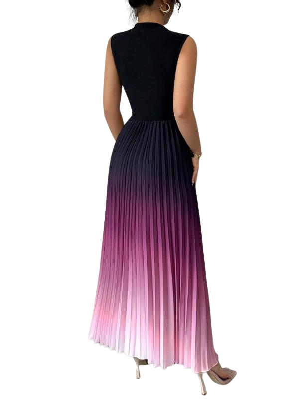 Selina™ – Elegant Ombre Sleeveless Evening Dress