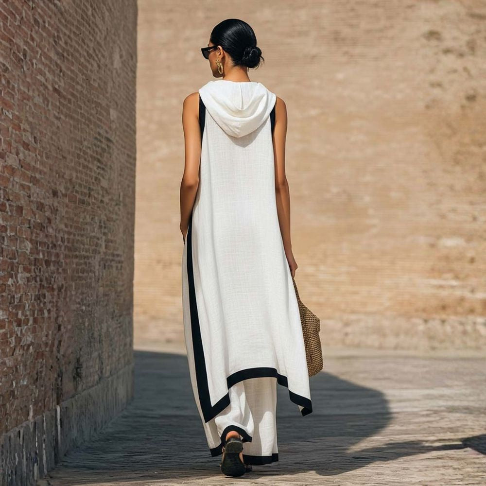 Gianna - Elegant Linen Two-Piece Set