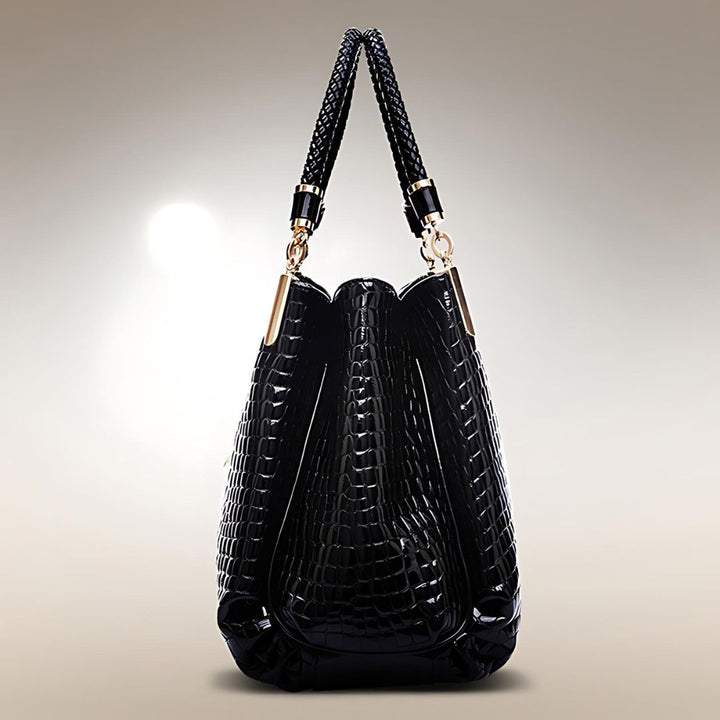 Montelisse - Crocodile Shoulder Bag