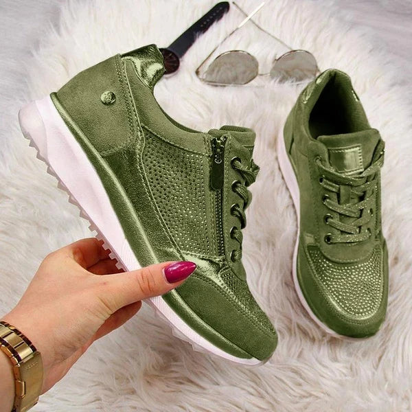 Darlene – Zip-Up Orthopedic Sneakers