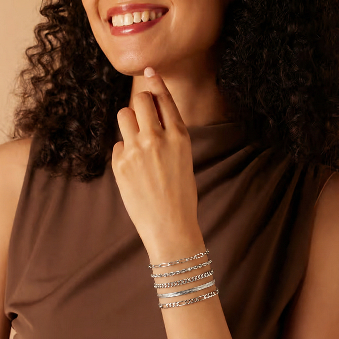 Ellen – Gold Bracelet Set