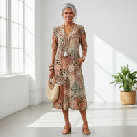 Harper - Vibrant Mid Length Dress