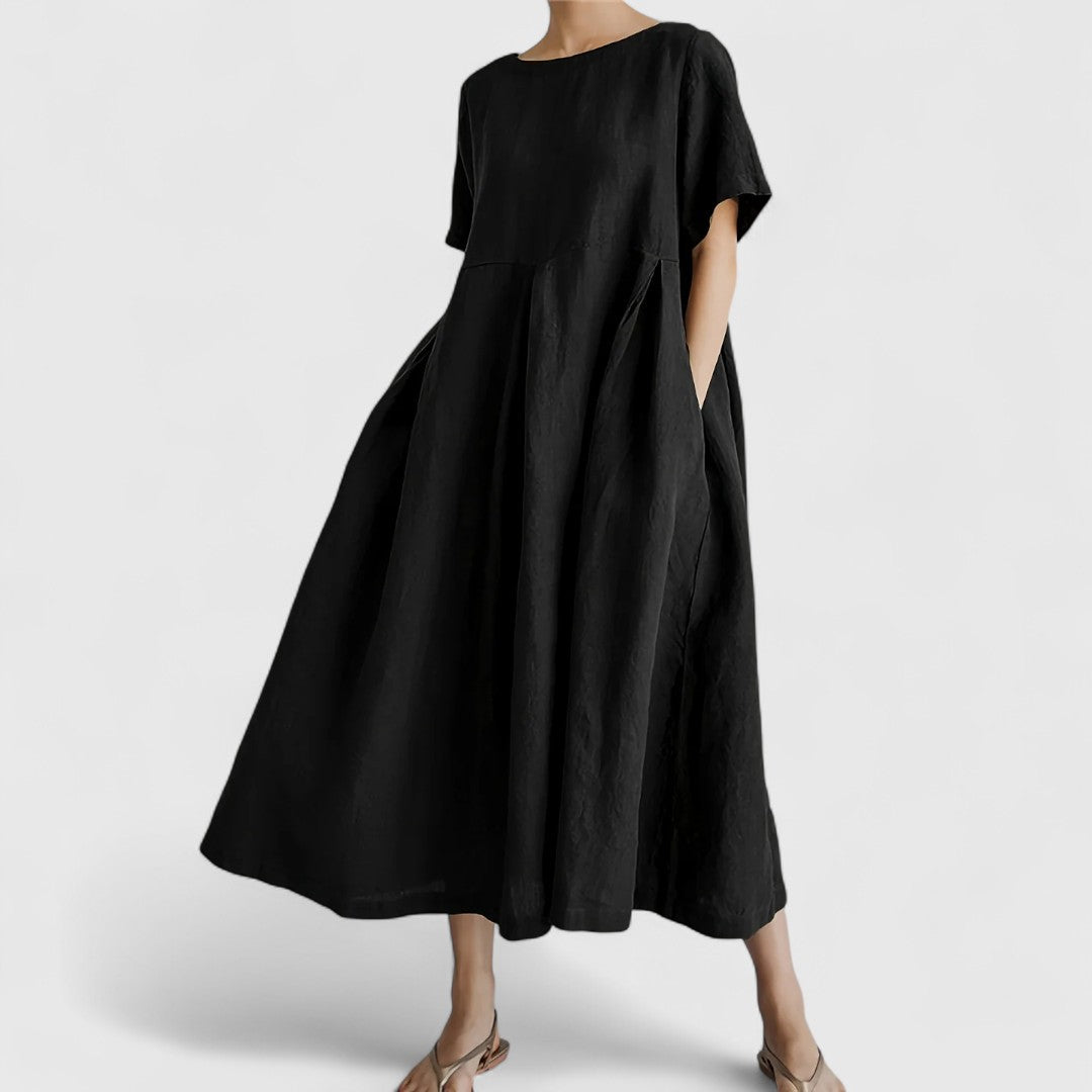 Ellie - Elegant Tummy Covering Maxi Dress