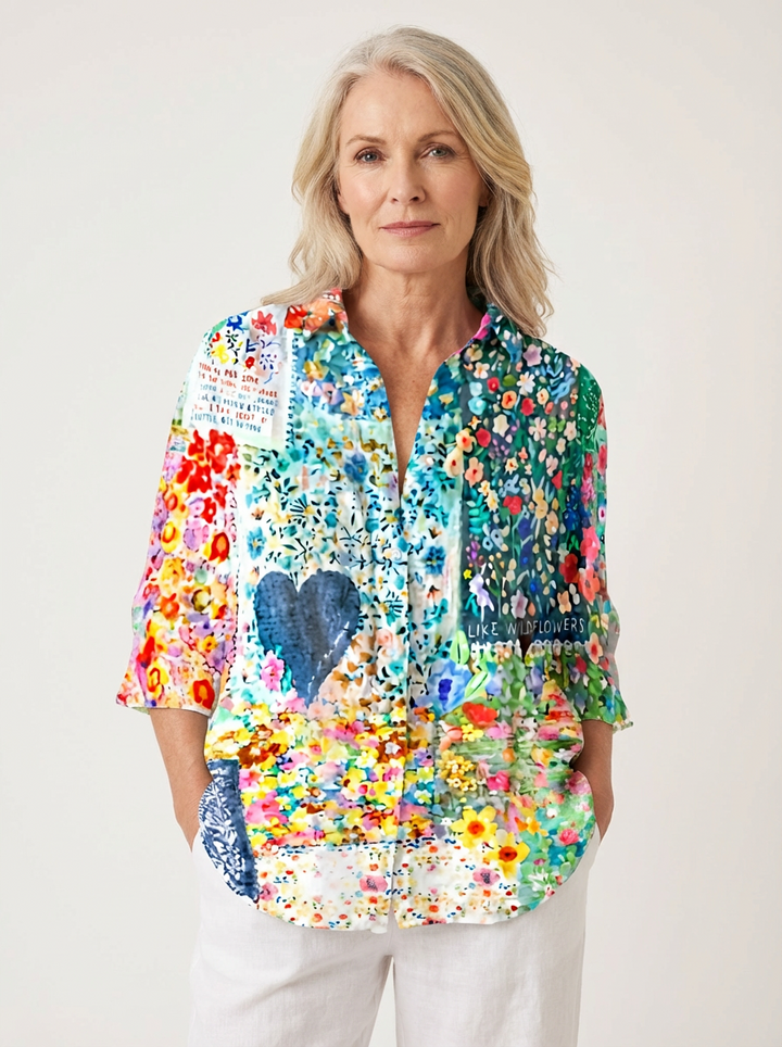 Thalia | Joyful Petals Blouse