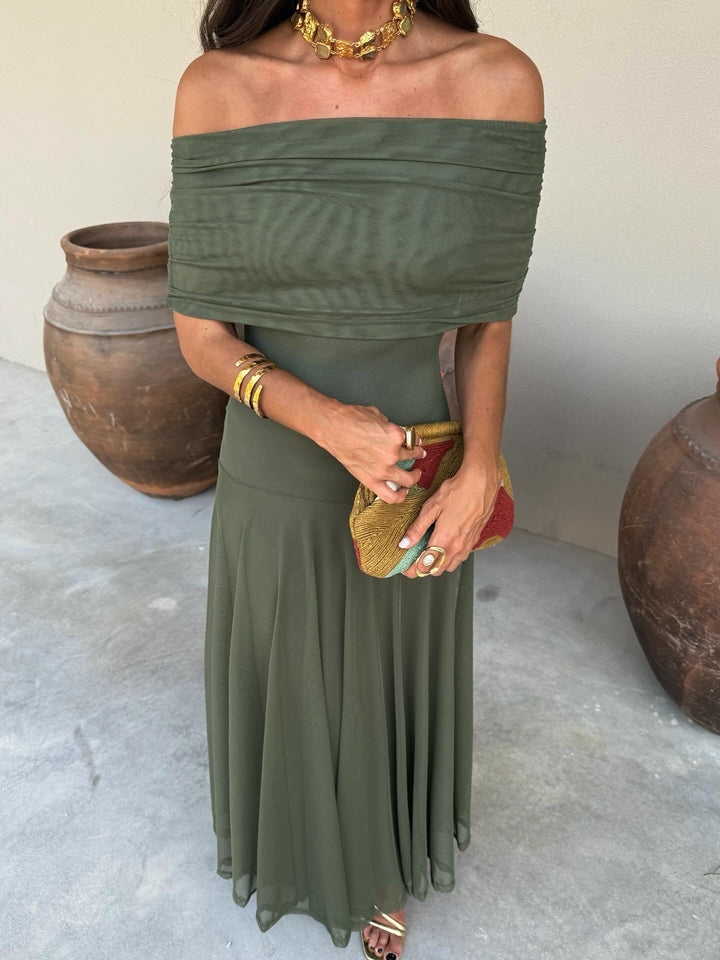 Wren - Feminine Linen-Silk Dress