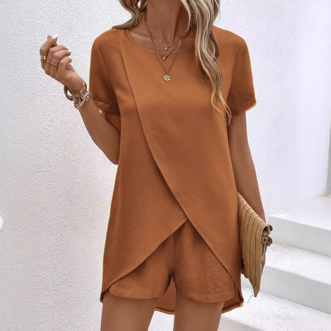 NORA™ – Elegant Summer Co-ord Lounge Set