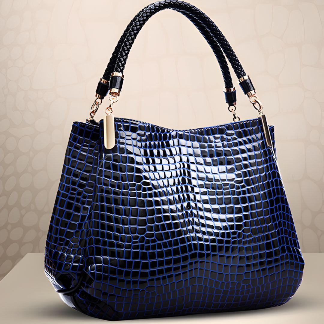 Montelisse - Crocodile Shoulder Bag