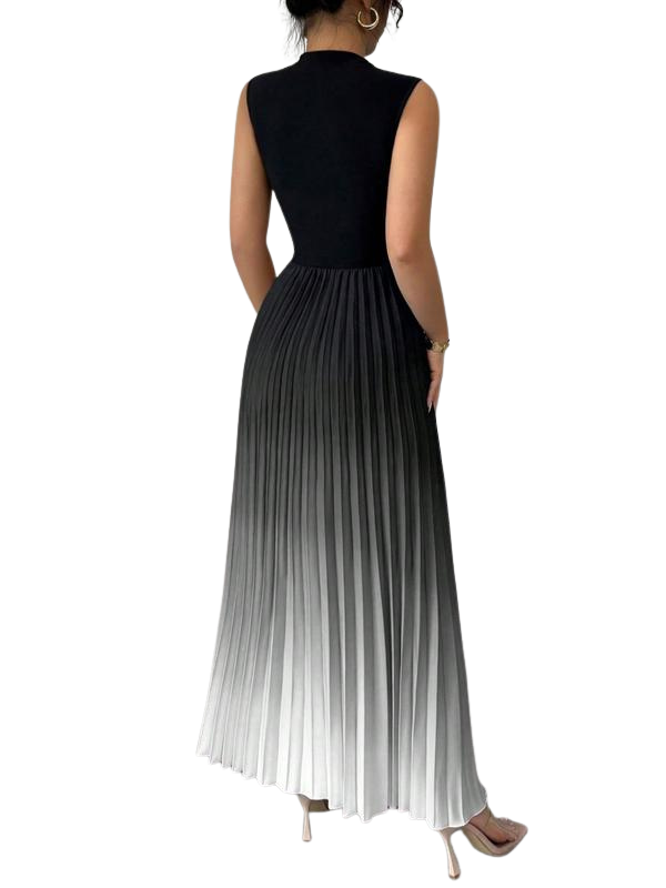 Selina™ – Elegant Ombre Sleeveless Evening Dress