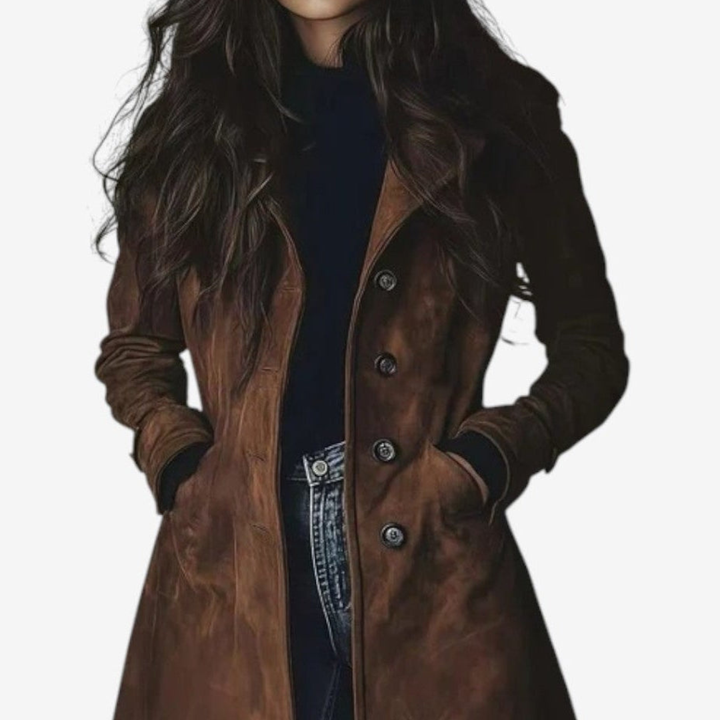 Syre™ – Elegant Long Coat for Timeless Warmth & Style
