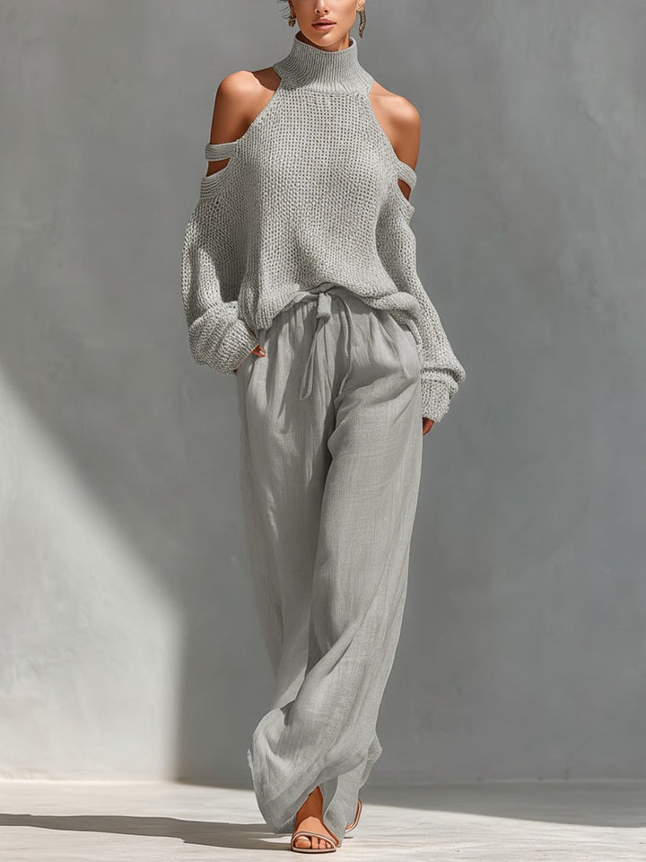 Aureline - Off-Shoulder Two-Piece Set