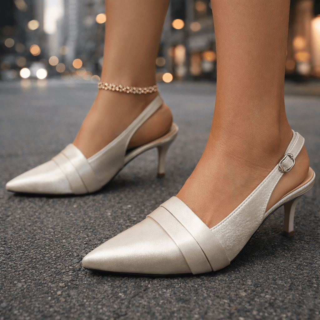 Nira Satin Heels
