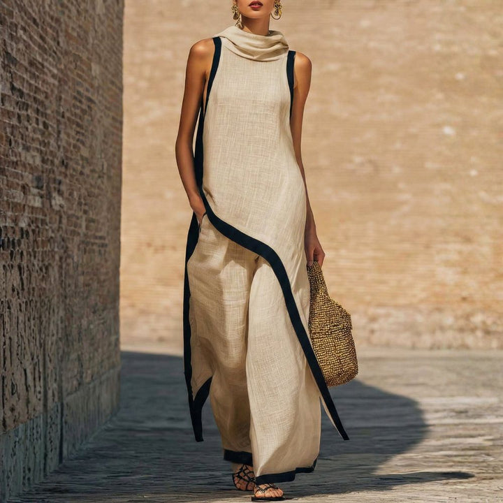 Gianna - Elegant Linen Two-Piece Set