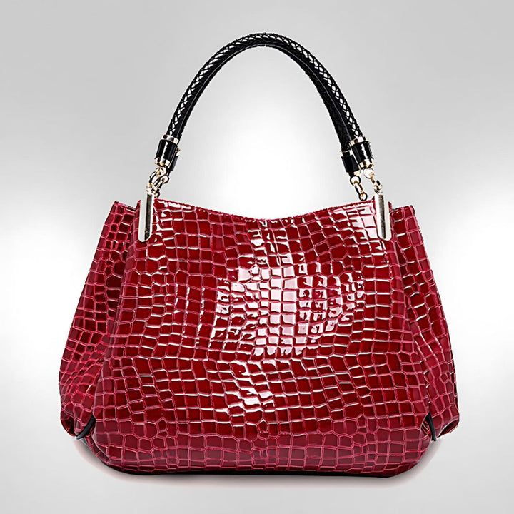 Montelisse - Crocodile Shoulder Bag
