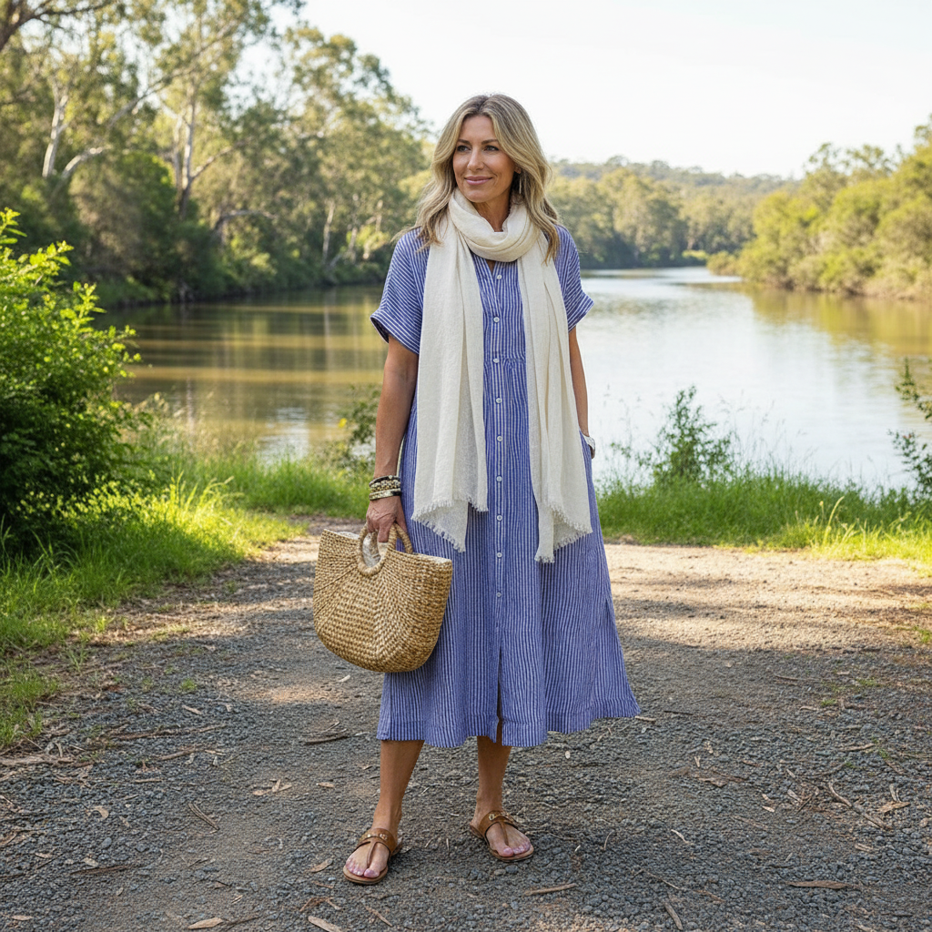 Aurelia™ – Chic Striped Dress